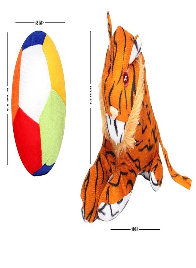 AASA Miniature Soft Plush Stuffed Toys for Kids Playing and Gifting Purpose Set of 2Pcs Multicolor Pack of 1 - Image 2
